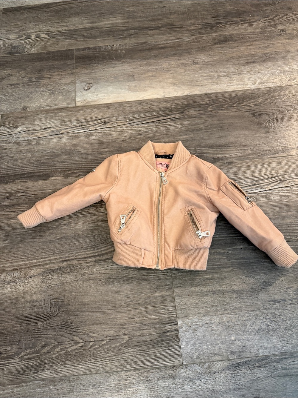 Urban Republic Girls' Pink Bomber Jacket